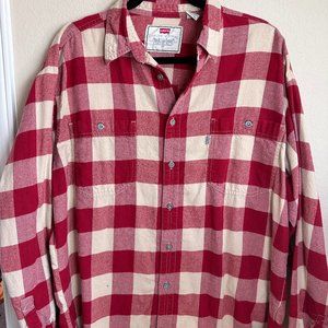 Levi's Cool Vintage Hipster Flannel Shirt L